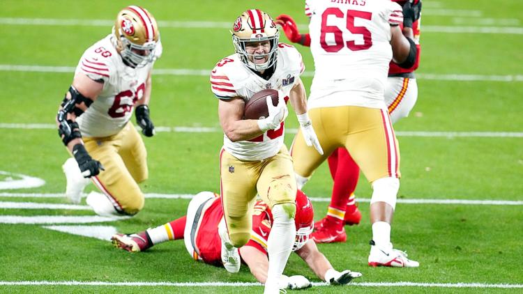 49ers Christian McCaffrey reflects on costly fumble in Super Bowl