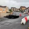 Giant sinkhole Merthyr Tydfil